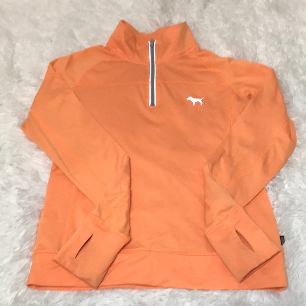 Pink Victoria’s Secret orange pullover size S